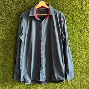 Zara Man Slim Fit Long Sleeve Button Up Dress Shirt